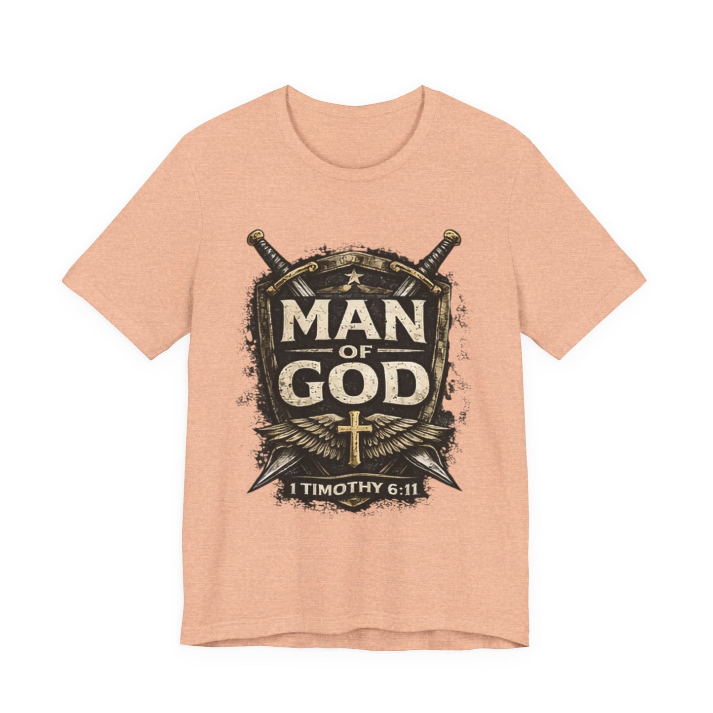 Man of God Tee — 1 Timothy 6:11 Christian Faith T-Shirt