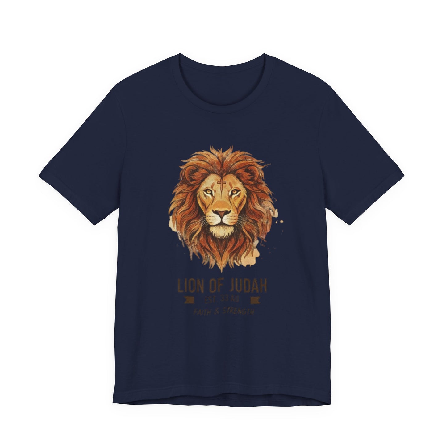 Lion of Judah T-Shirt — Faith & Strength Christian Tee