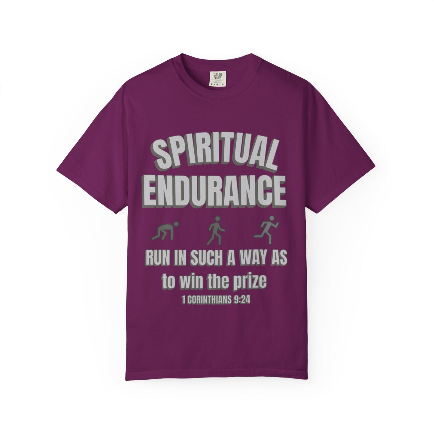 Copy of Christian Verse 1 Corinthians 9:24 Garment-Dyed T-shirt
