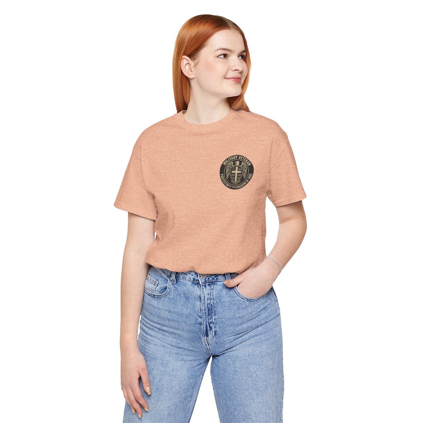 Veteran Protector Tee — "Military Veteran Protector of the Kingdom of God"