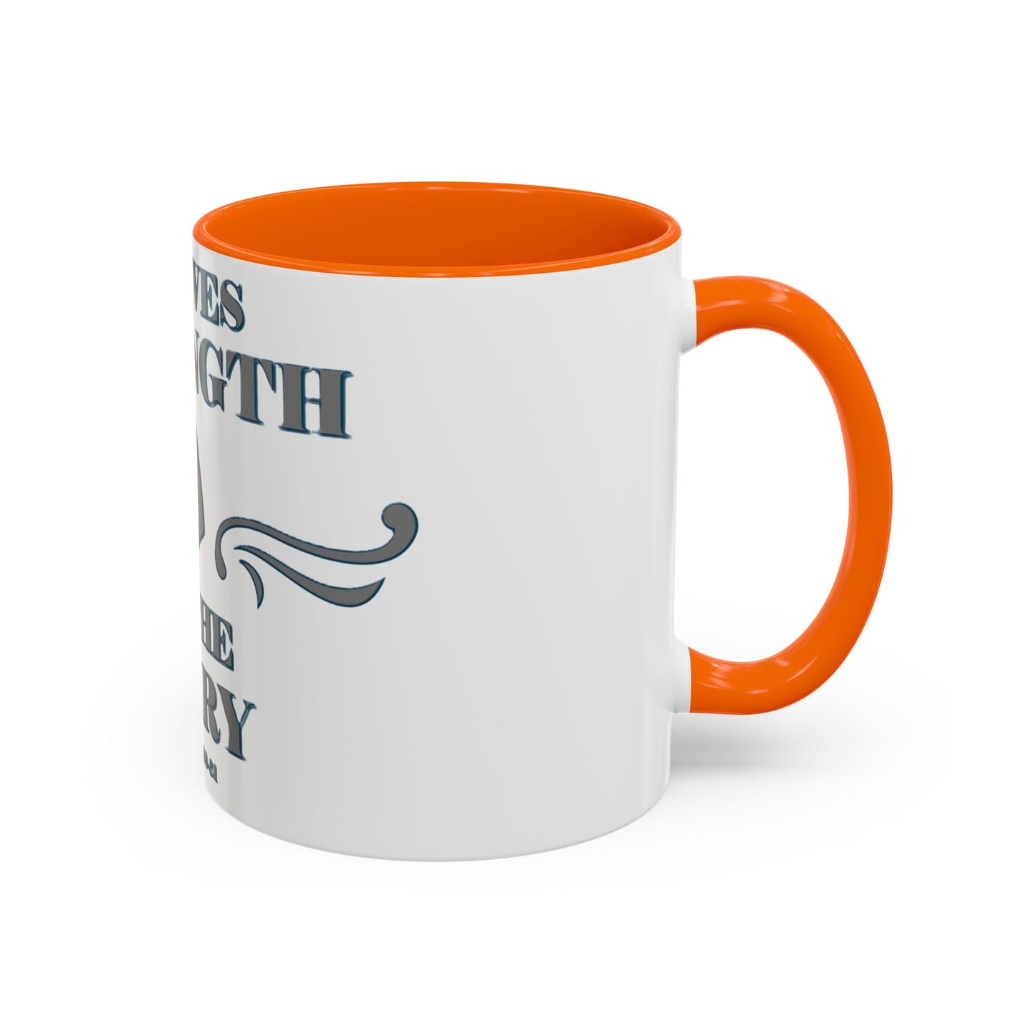 Mug - Bible Verse Isaiah 40:29-31 'He gives Strength to the Weary'