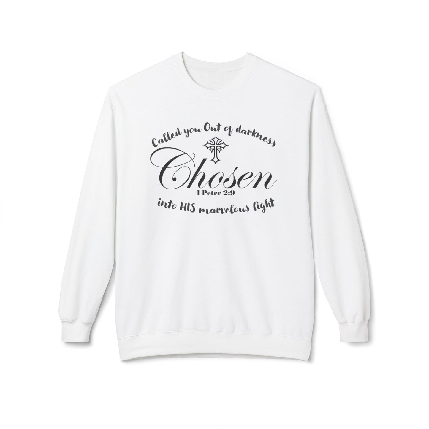 Christian Sweatshirt 1 Peter 2:9 Verse